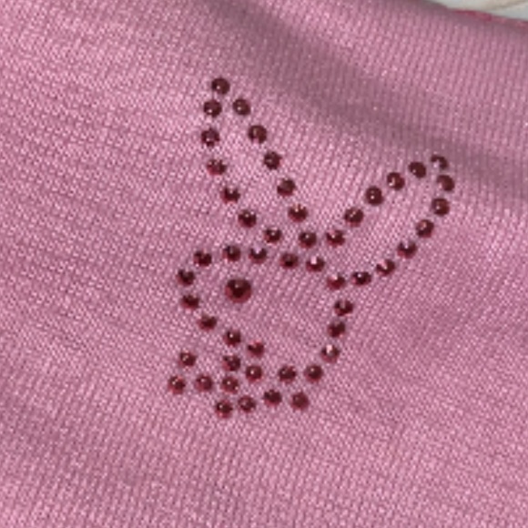 Playboy Y2K pink tank top lace detailing NWT - Picture 1 of 5